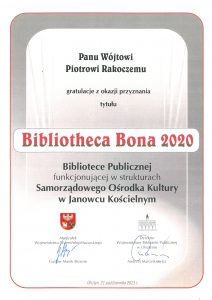 Bibliotheca Bona 2020