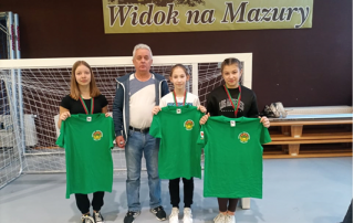 Dziewczęta z Waśniewa zdobyły trzy medale.