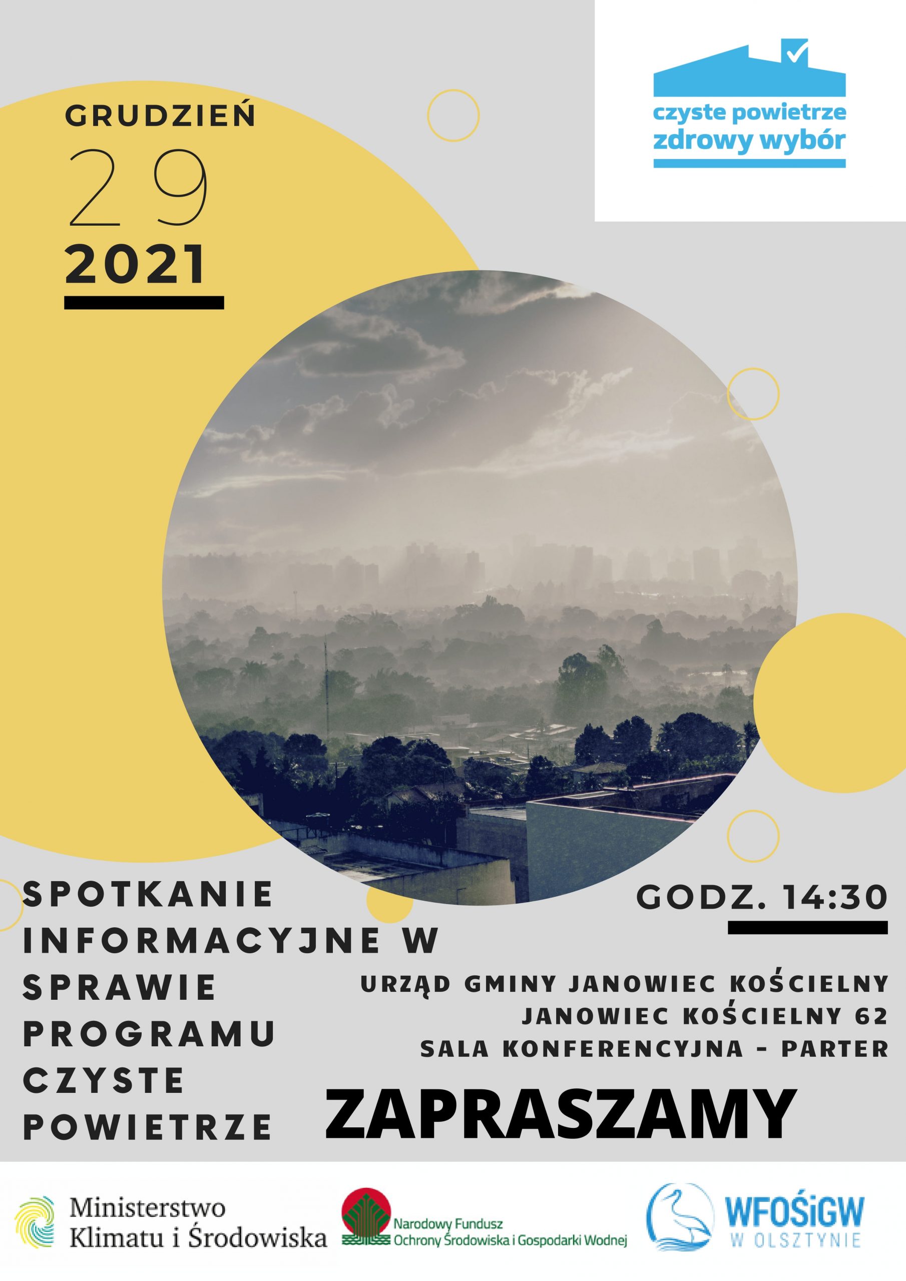 PLAKAT SPOTKANIE INFORMACYJNE